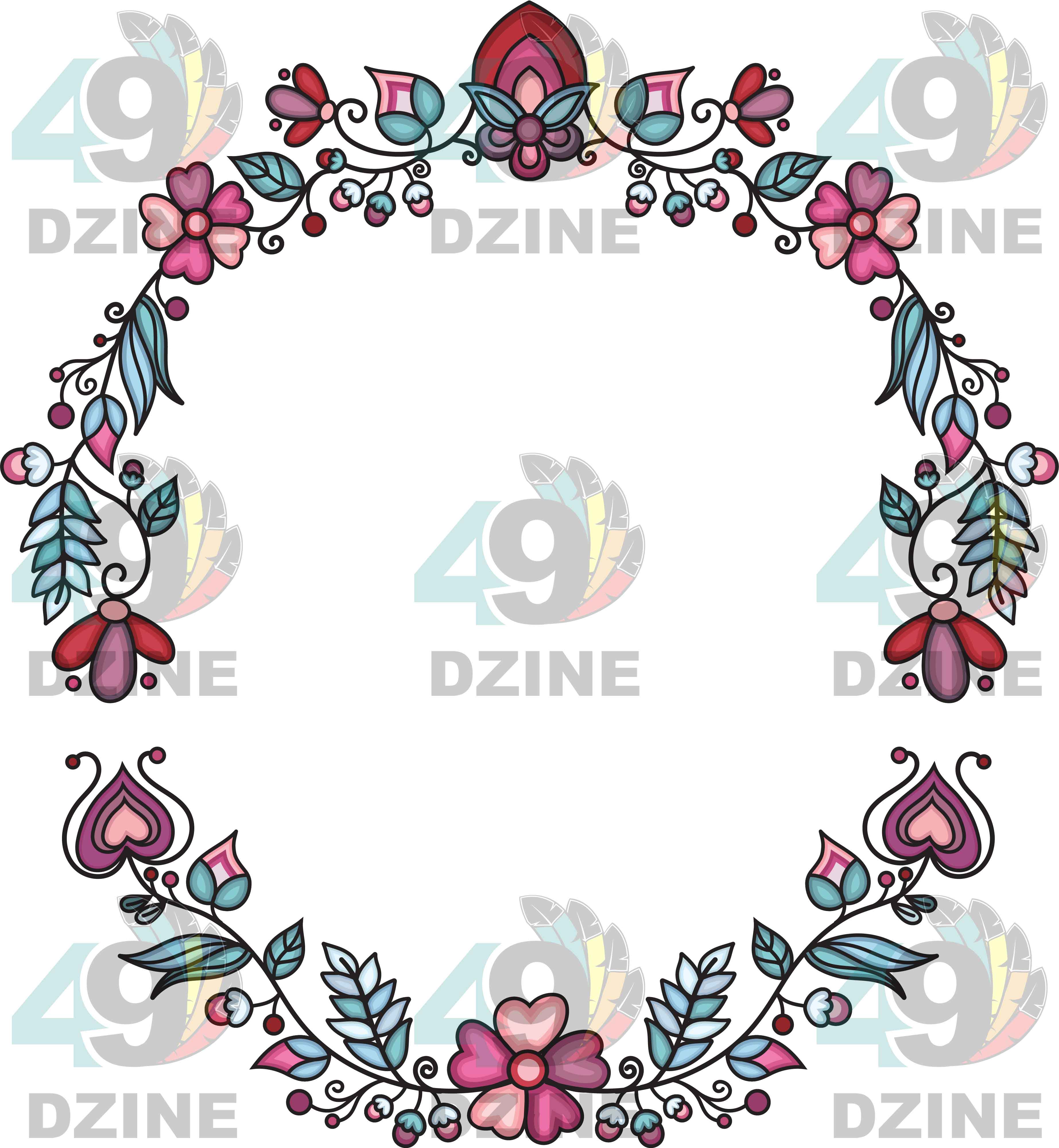 Aurora Blooms Fedora Hat