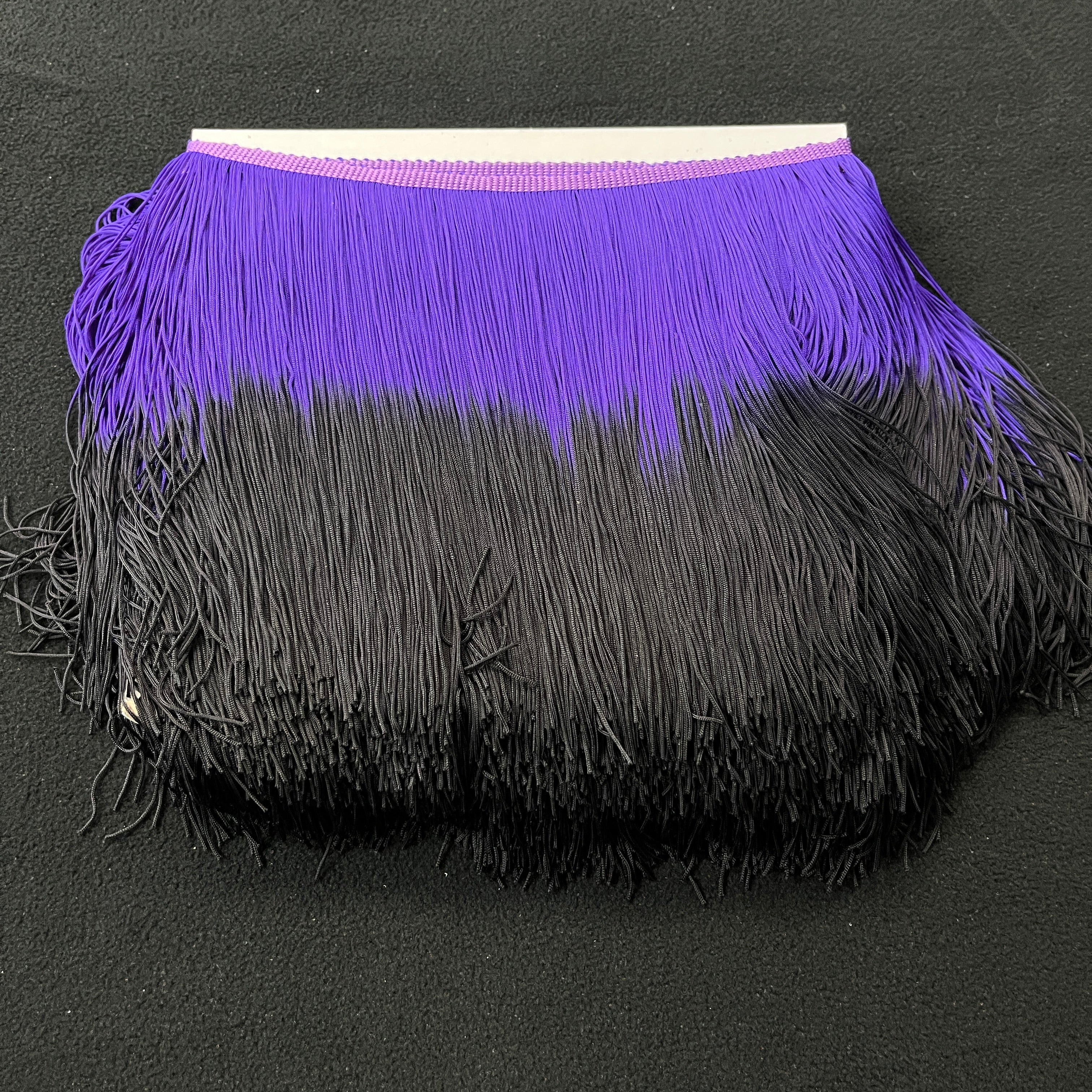 Neon Purple Black Fringe