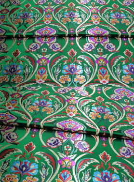 Delicate Damask Fern Jacquard Fabric