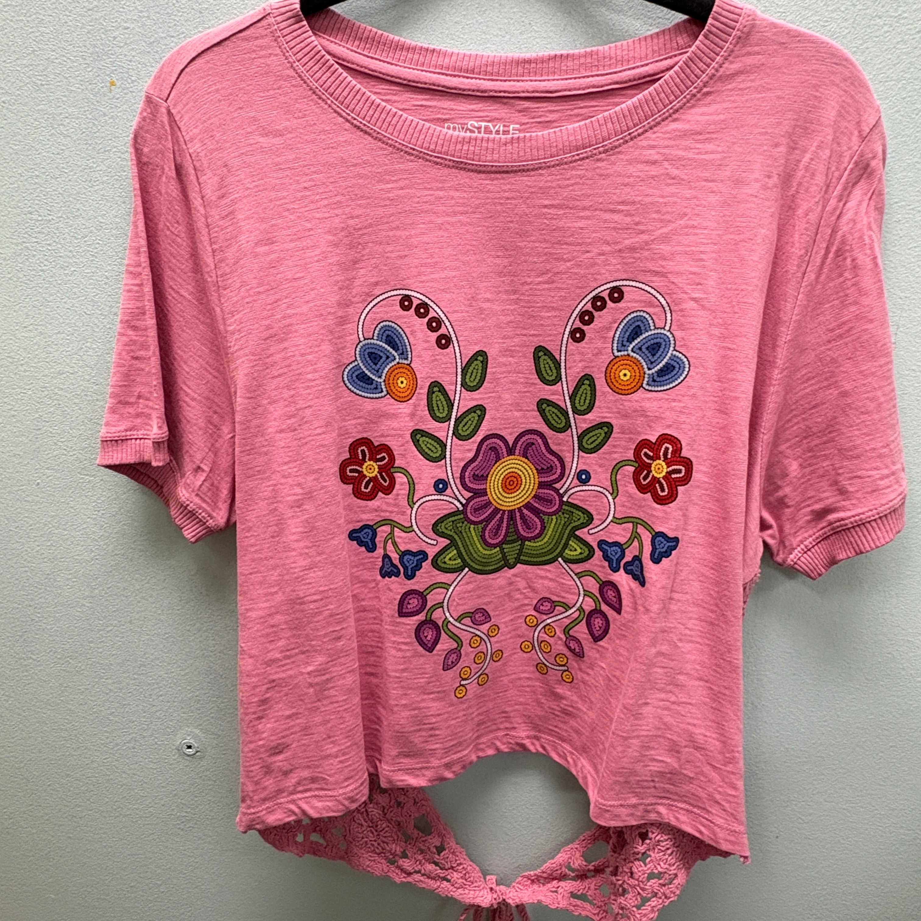 Beaded Life Pink Specialty Shirt