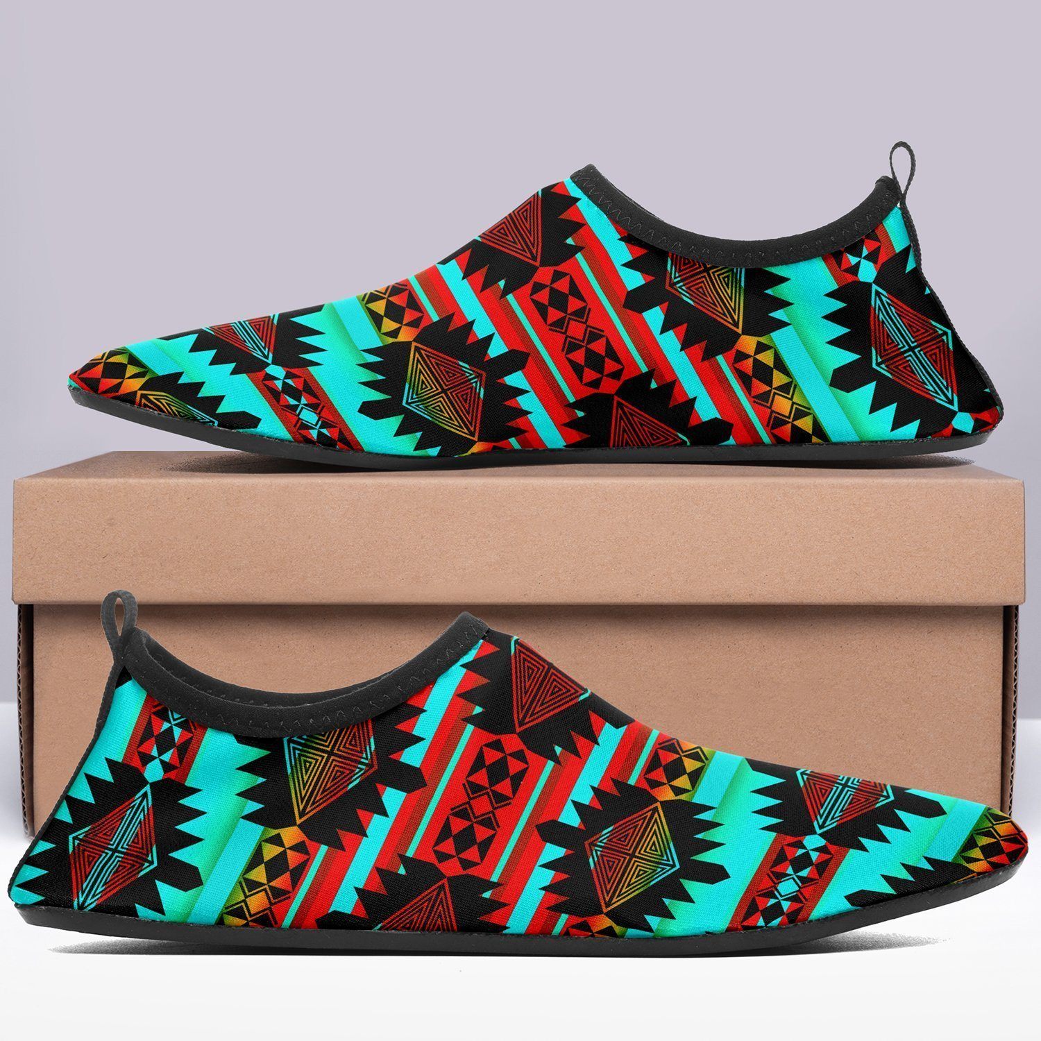 Okotoks Arrow Sockamoccs Kid's Slip On Shoes 49 Dzine