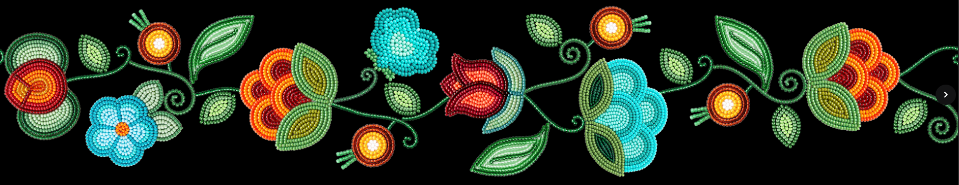 Prairie Fire Petals Printed Ribbon