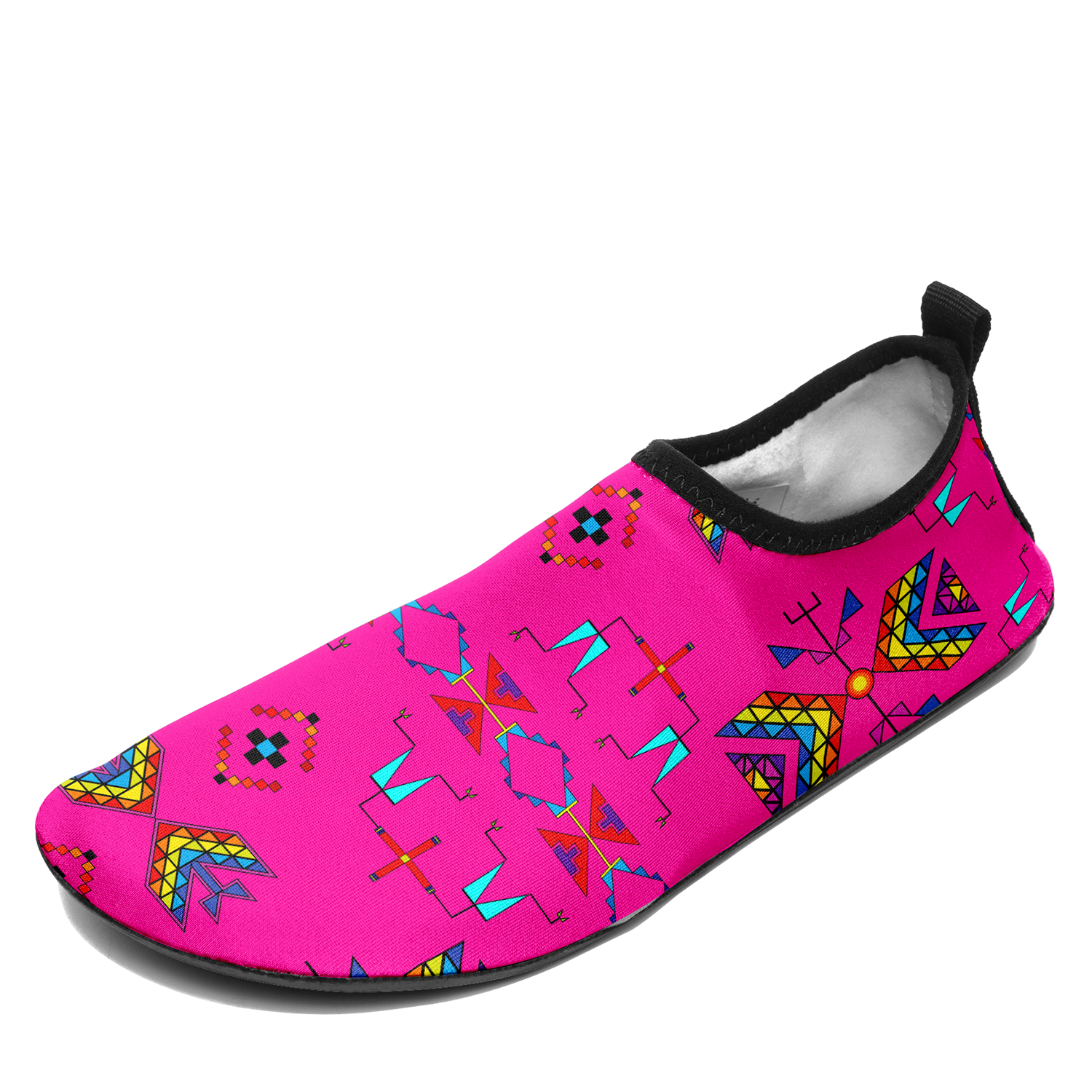 Rainy Chief Rainbow Hot Pink Sockamoccs