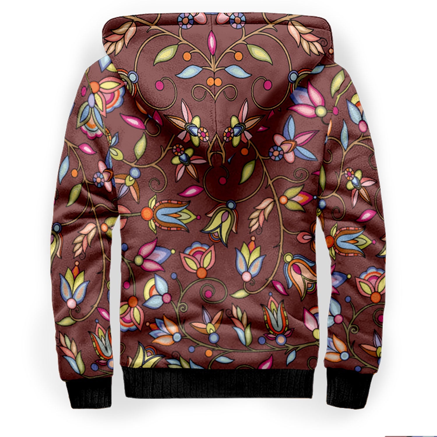 Buffalo Bloom Clay Sherpa Hoodie