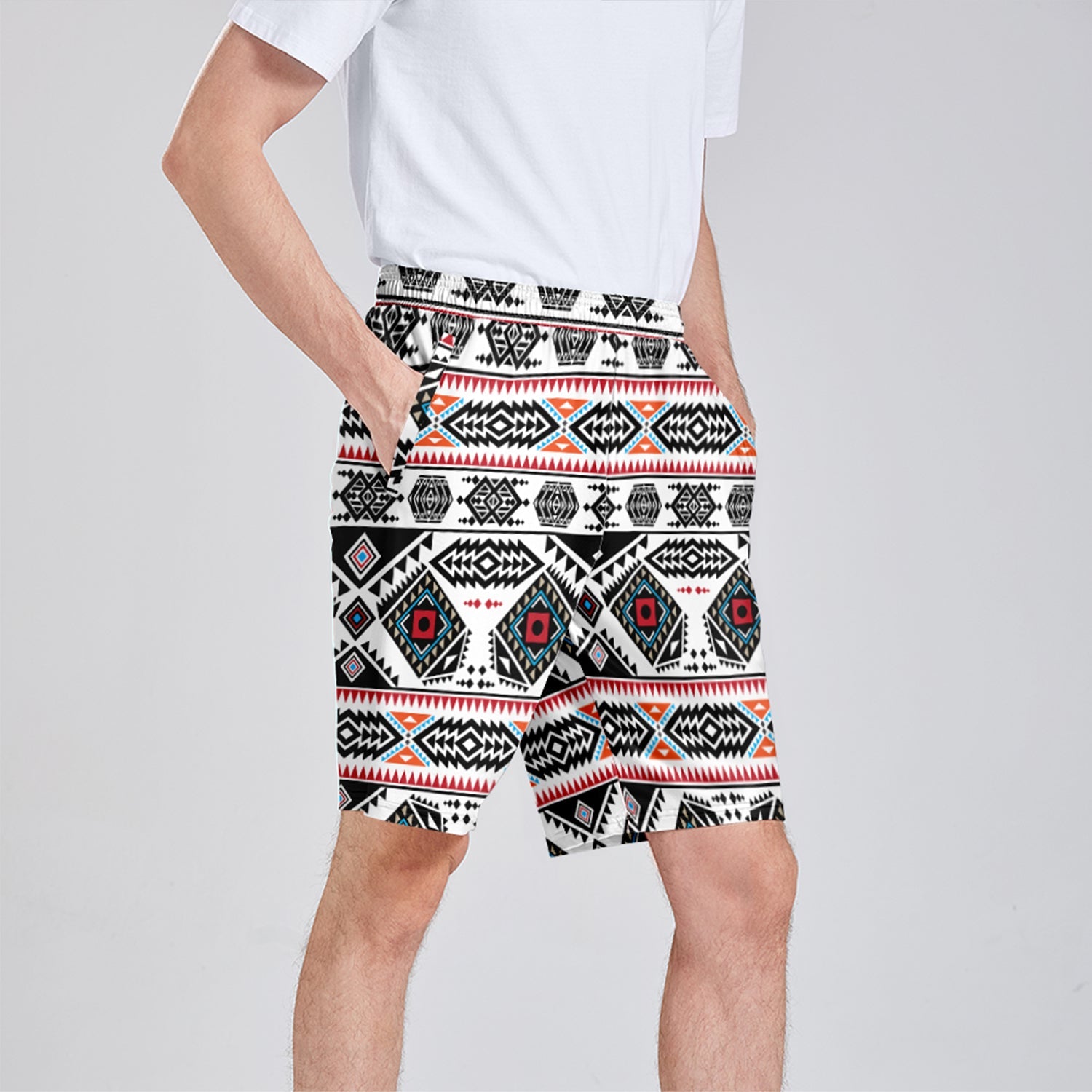 California Coast Athletic Shorts with Pockets