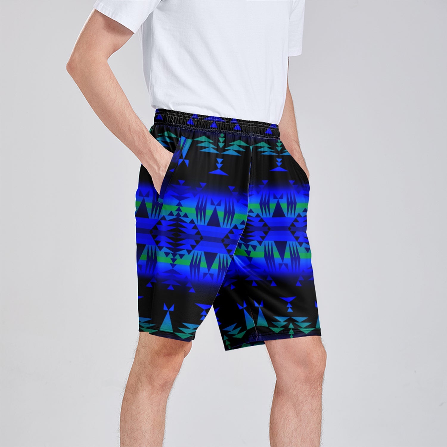 Between the Blue Ridge Mountains Athletic Shorts with Pockets