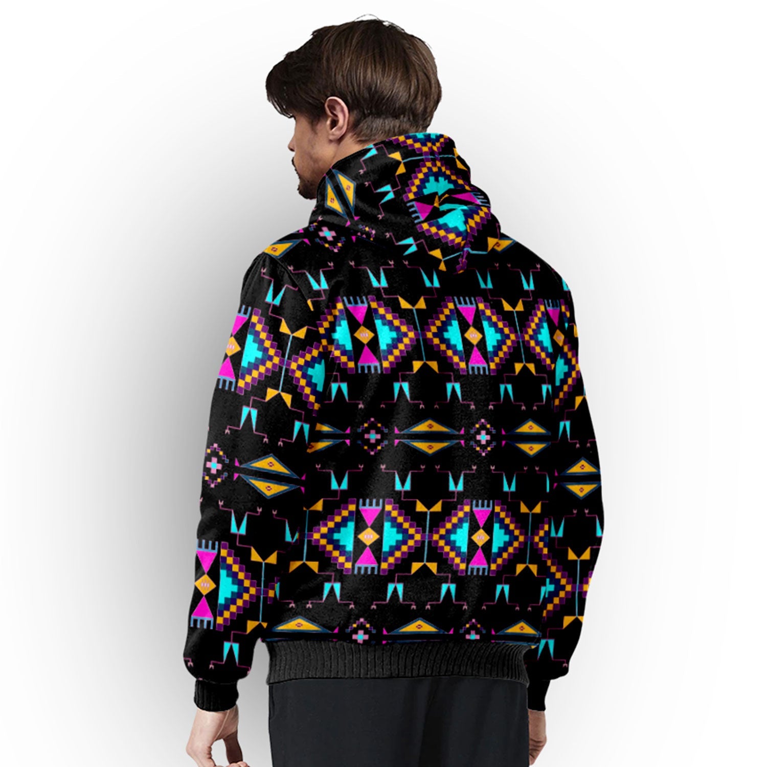 Rite of Passage Black Sherpa Hoodie