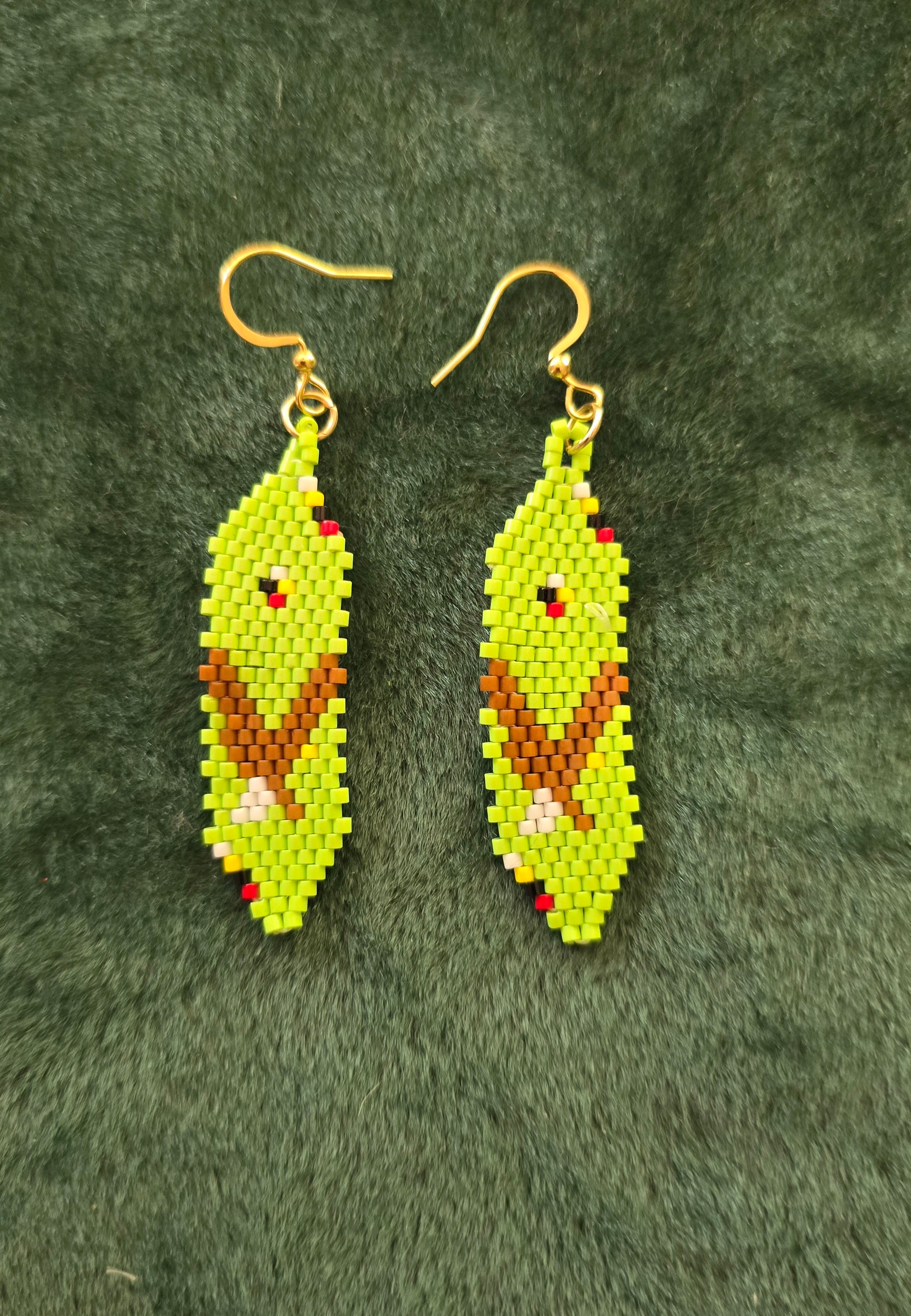 Madeline Desjarlais Eagle Feather Earrings