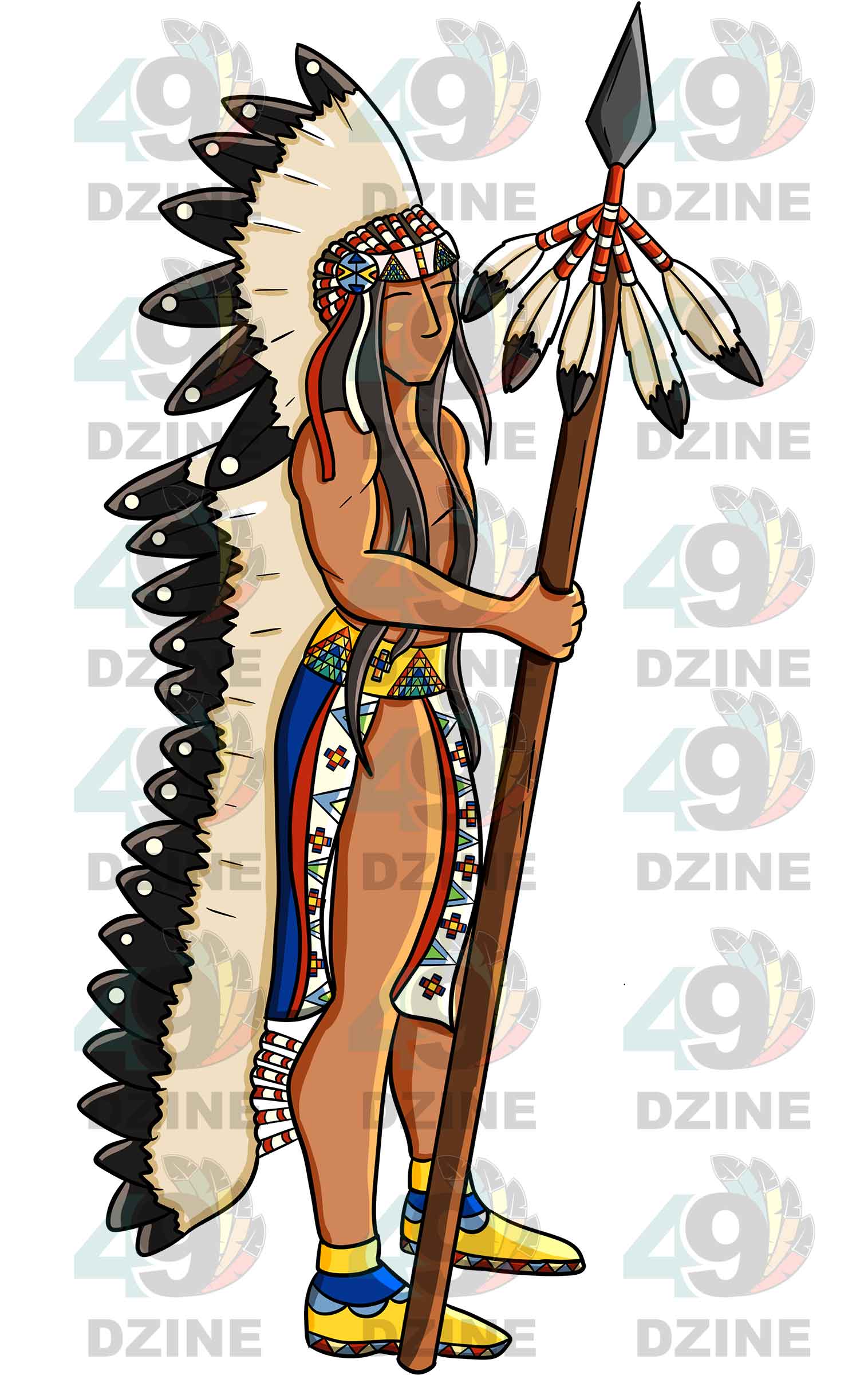 Chief 2 Colored Transfer (Various Sizes)