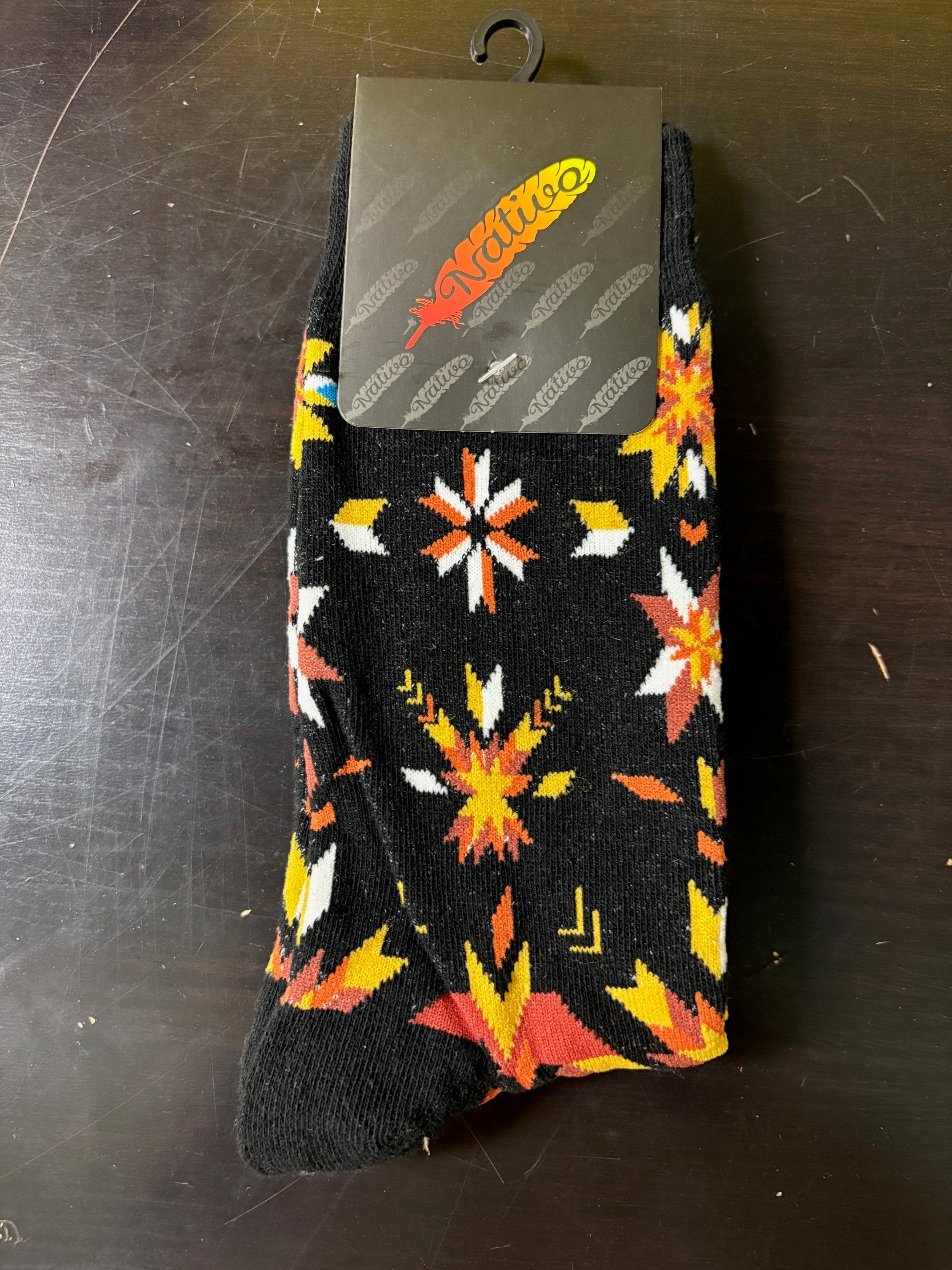 Geometric Print Socks