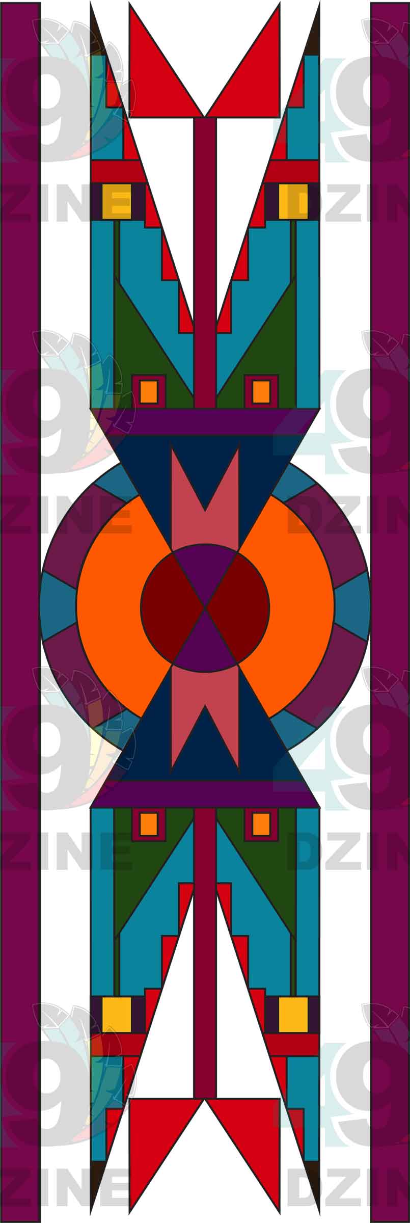 Sacred Path Geometric Element 56 Transfer (Various Sizes)