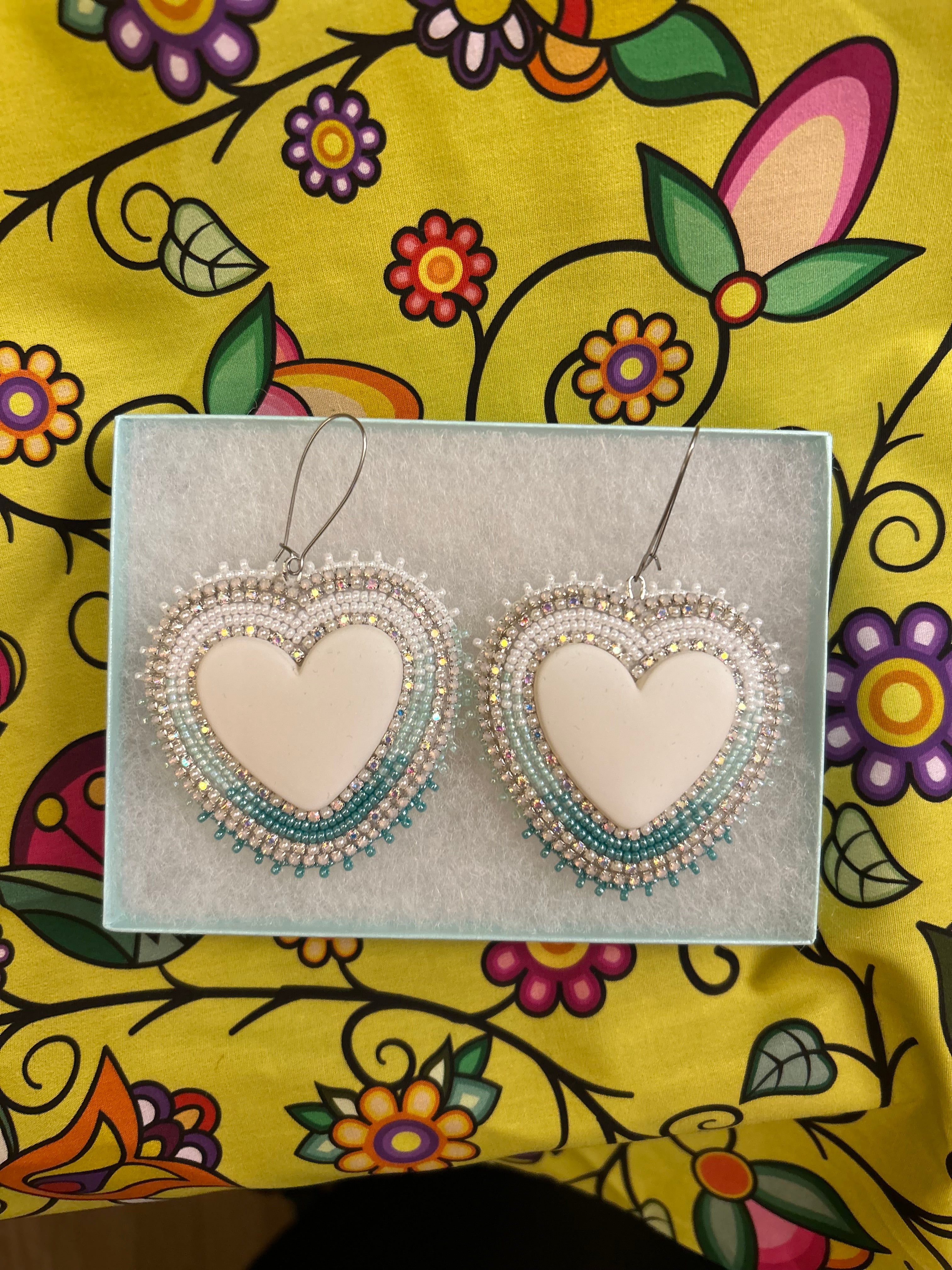 Karin Moen Ocean Heart Earrings