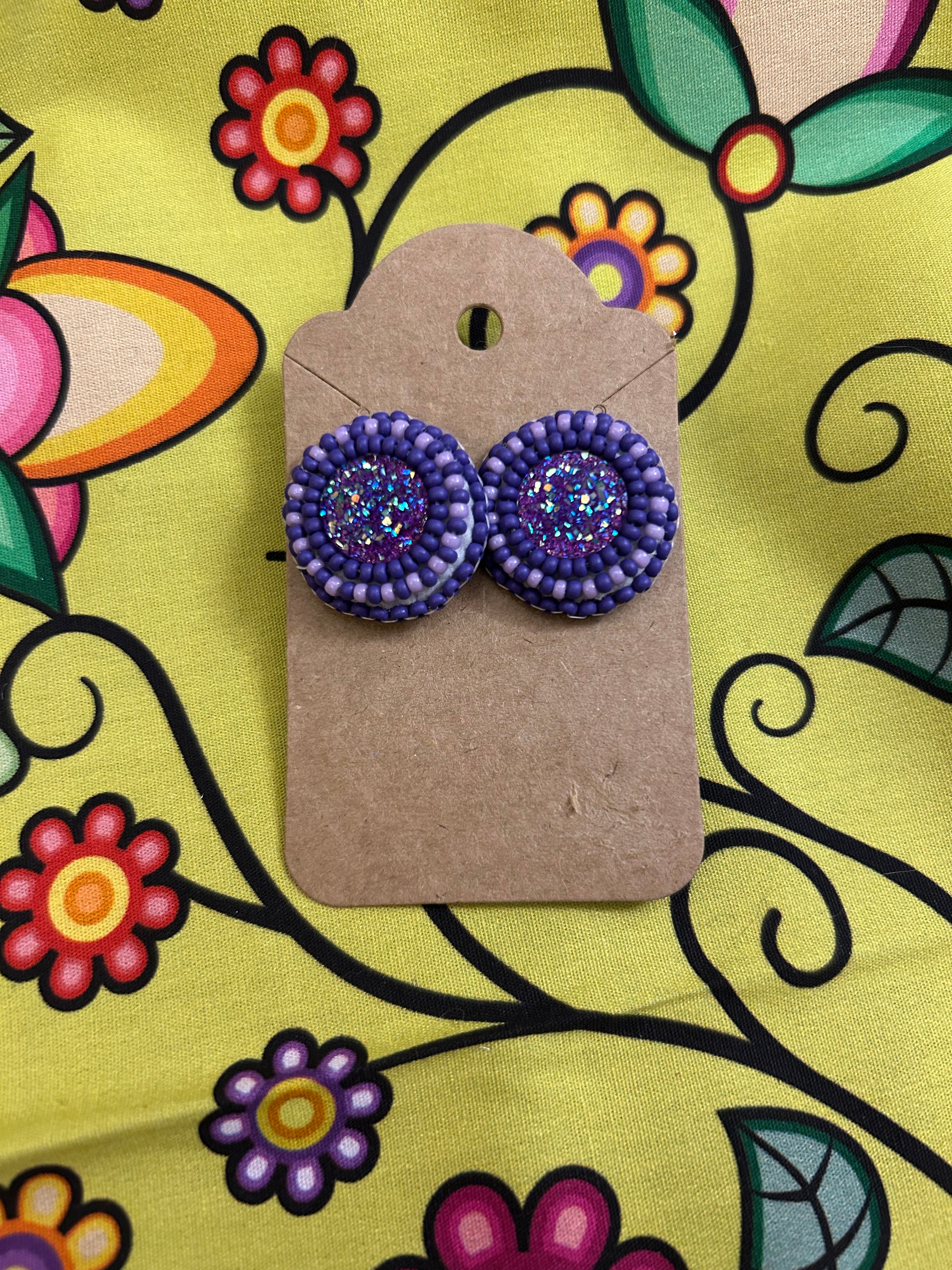 Karin Moen Round Mini Earrings