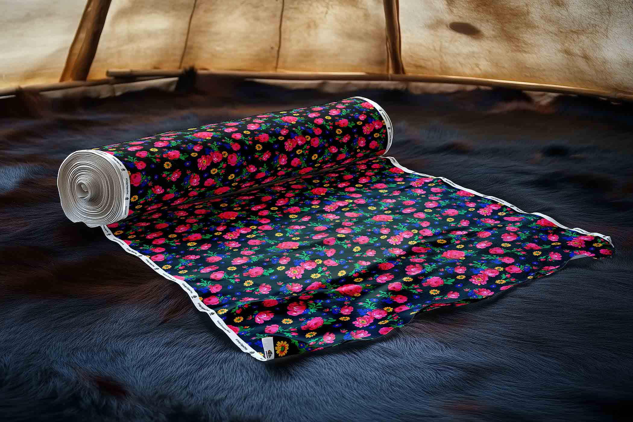 Kokum Ceremony Black Poly Cotton