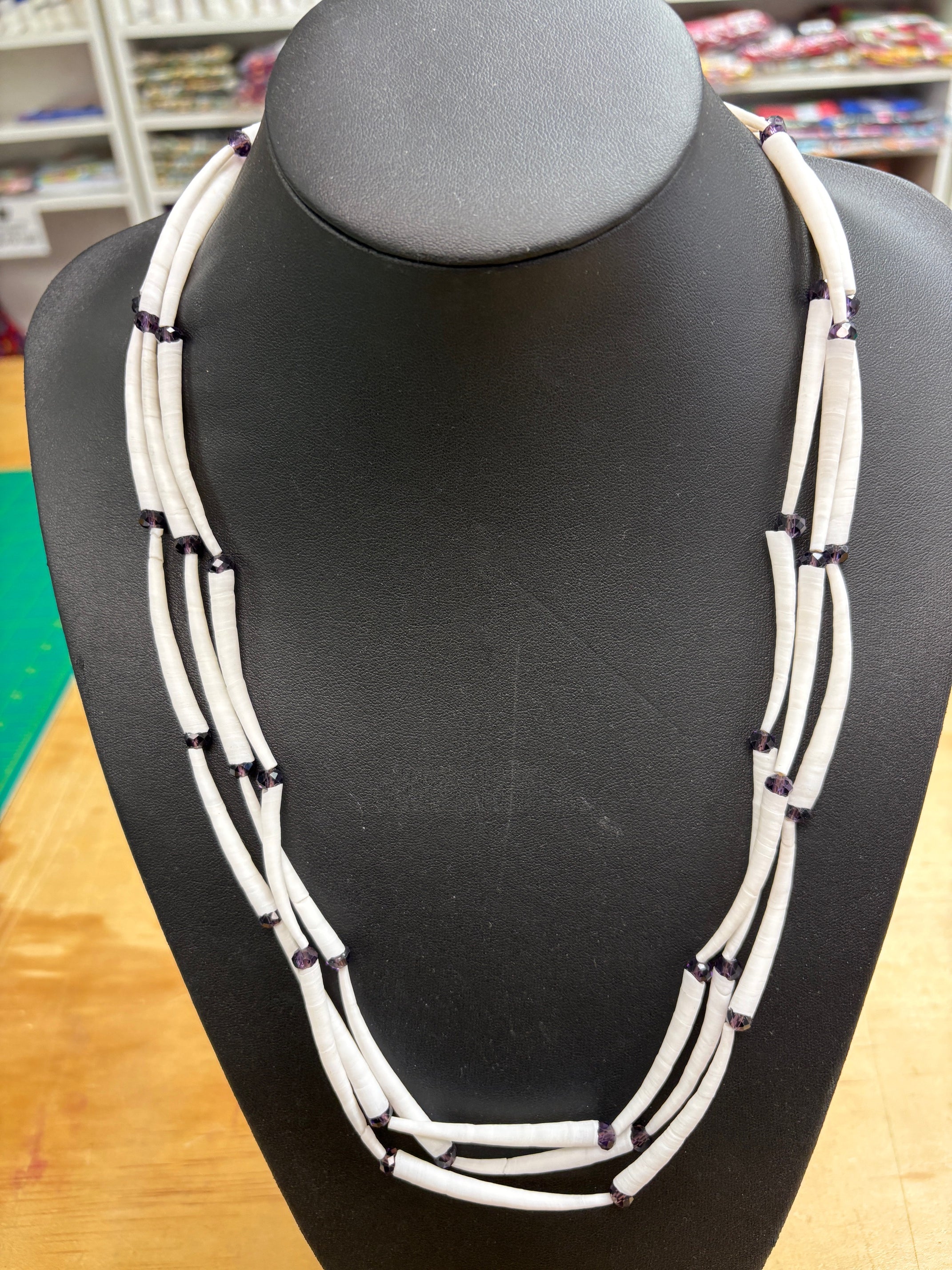 3 Strand Dentallium Necklace