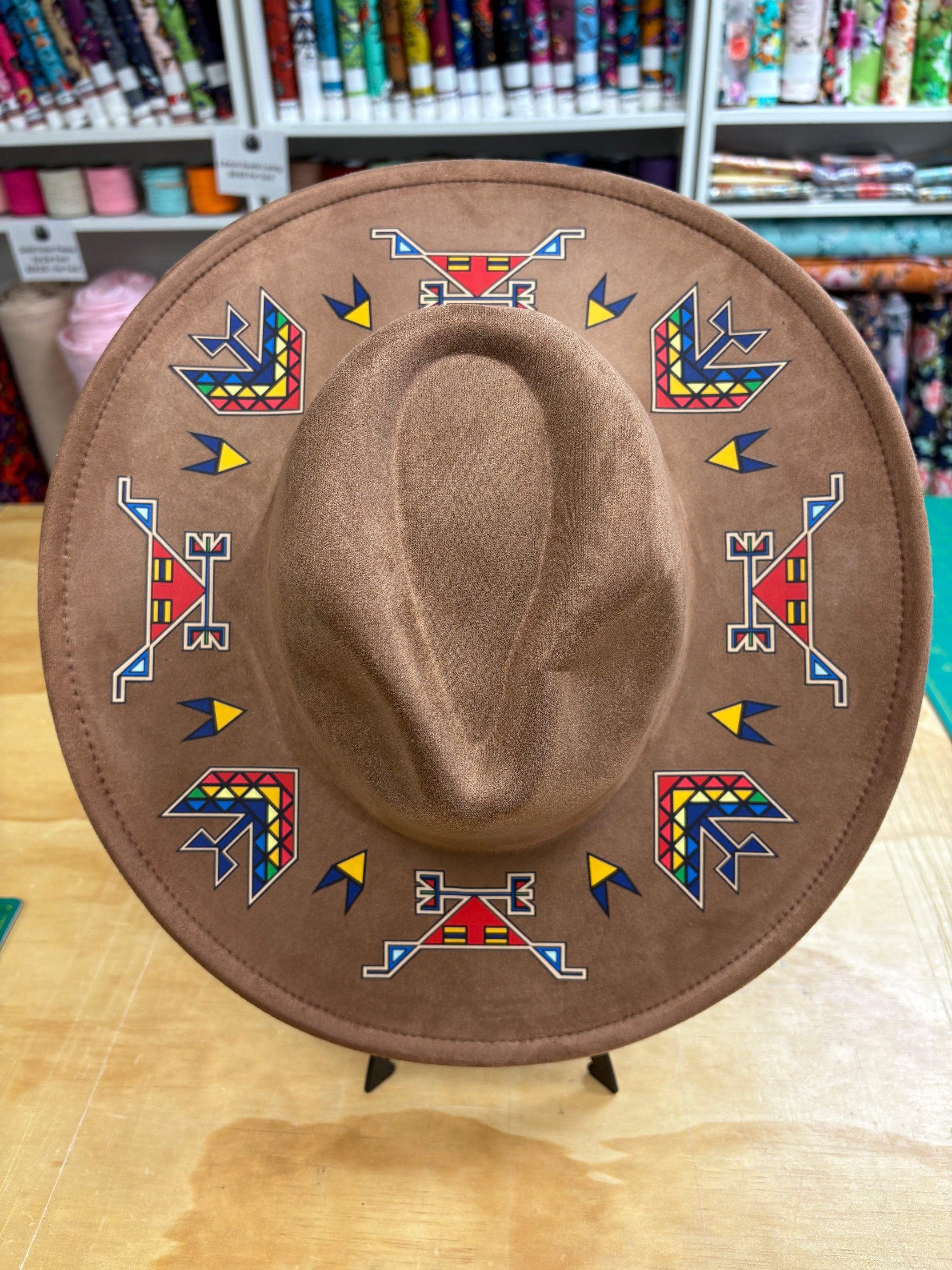 Thunderstrike Shadows Wood Fedora Hat