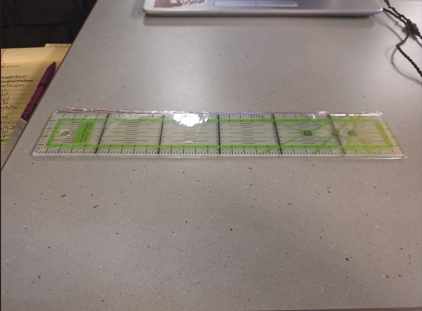 Short Straight Quilting Ruler