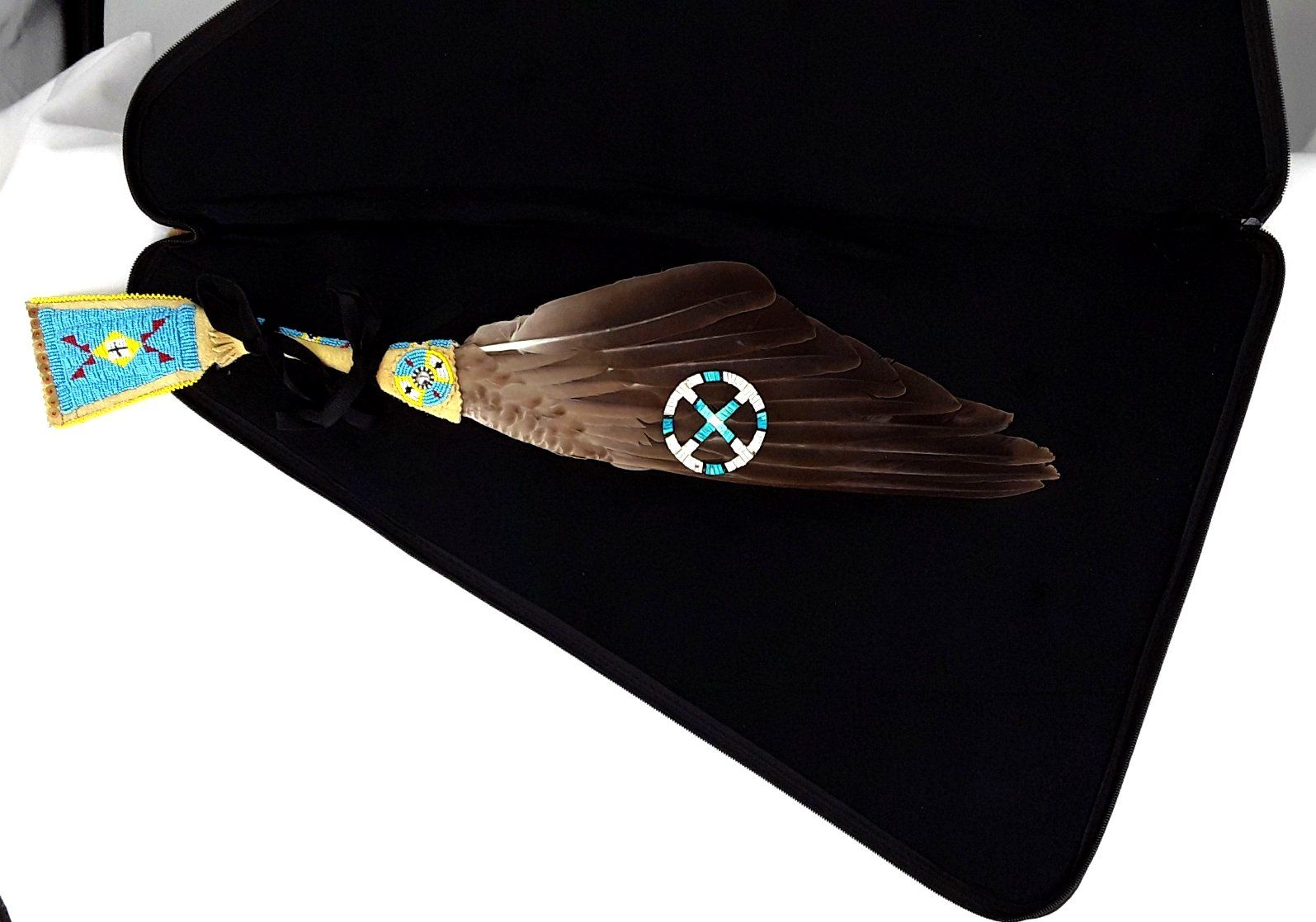 27 Inch Fan Case - Medicine Lodge Dark Winter