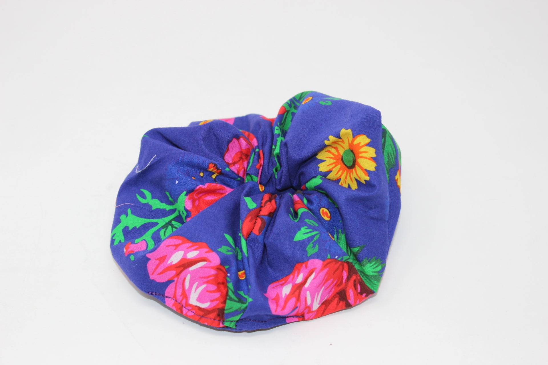 Kokum ceremony Royal Blue Scrunchie