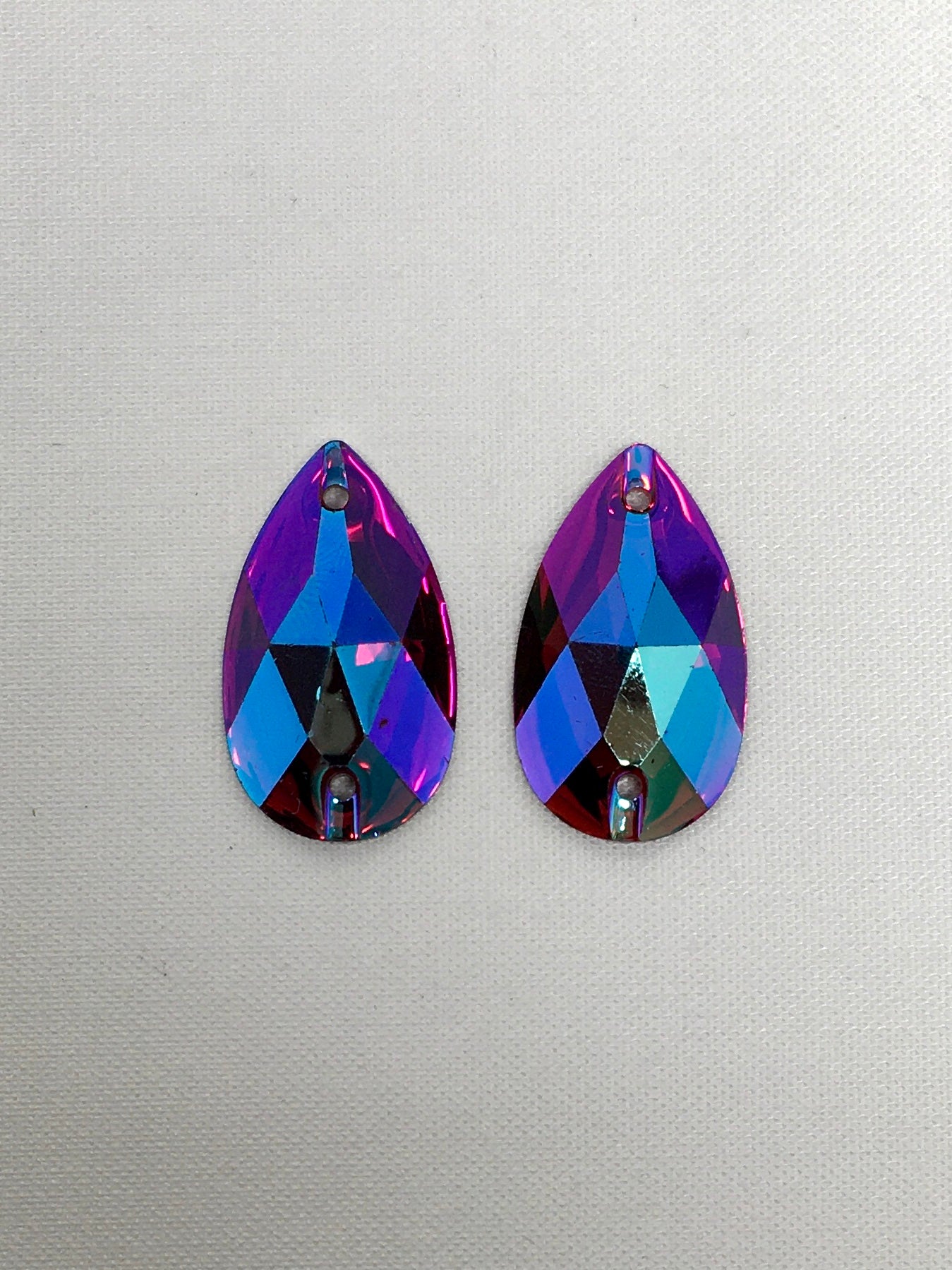 Rhinestone Earring Center Pair