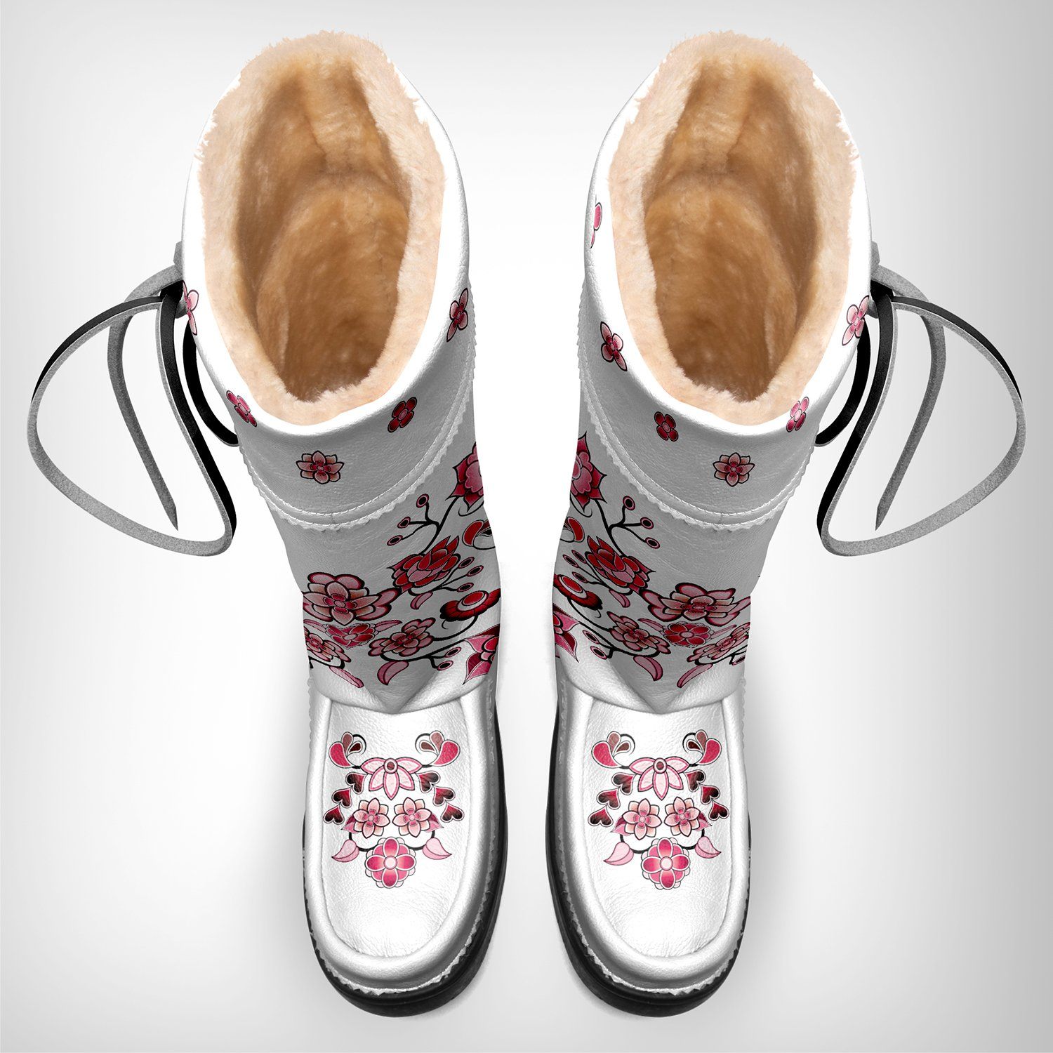 Floral Amour Real Leather MoccaLux 49 Dzine 